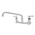 Encore Plumbing 8 in Heavy Duty Wall Mount Faucet w/ 10 in Spout KL54-8010-SE1